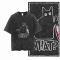 What? Graphic Cat T-shirt
